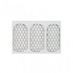 Lace nailart strip zilver