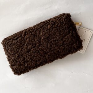 Presjes Fluffy Wallet Koffie